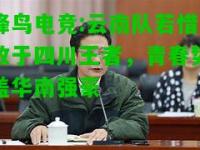 蜂鸟电竞:云南队若惜败于四川王者，青春势盖华南强豪